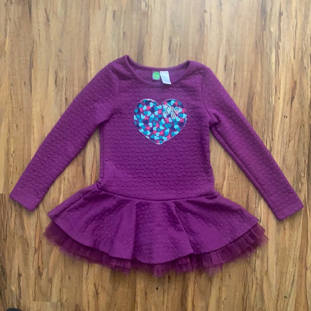 Dollie & Me Kids/Girl Purple Dress - Size 8